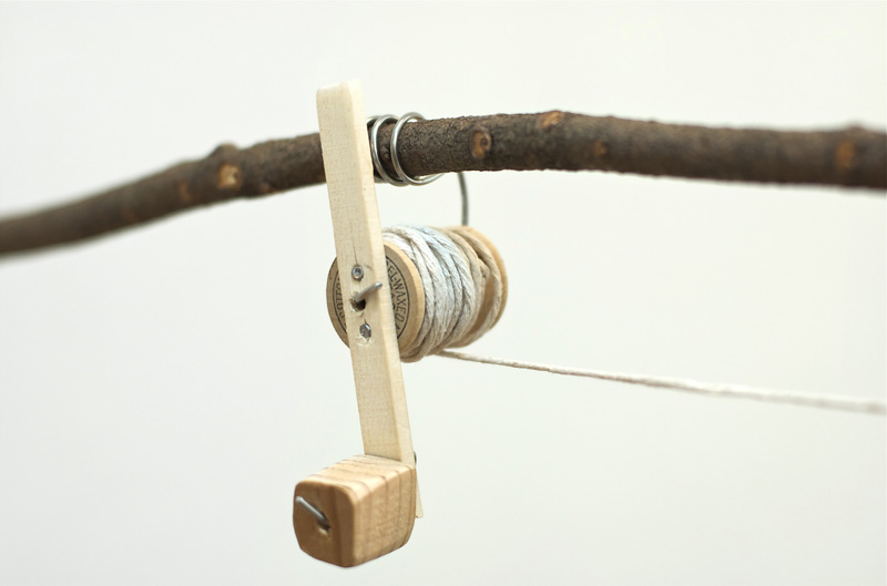 wooden toy fishing rod