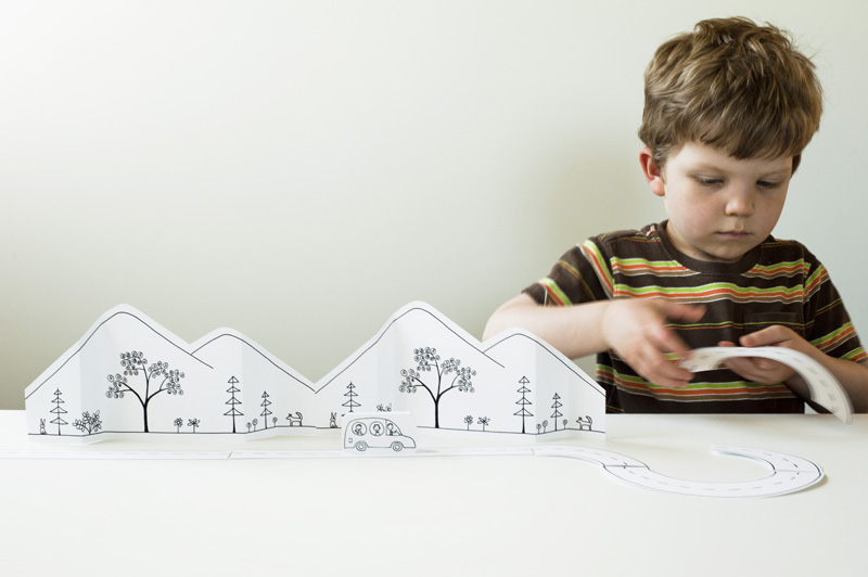 disney coloring pages printouts. into a Paper City “Road Trip Pack.” I made road pieces, like train tracks, so you can build your own road. My son was very focused in this task,