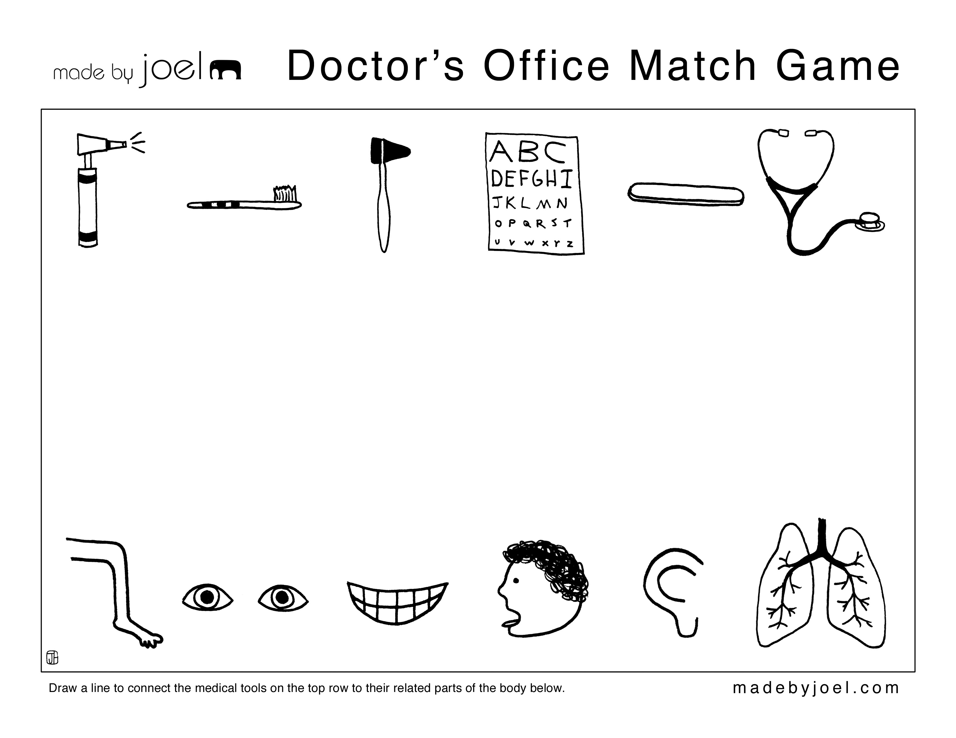 Made by Joel » Doctor’s Office Match Game