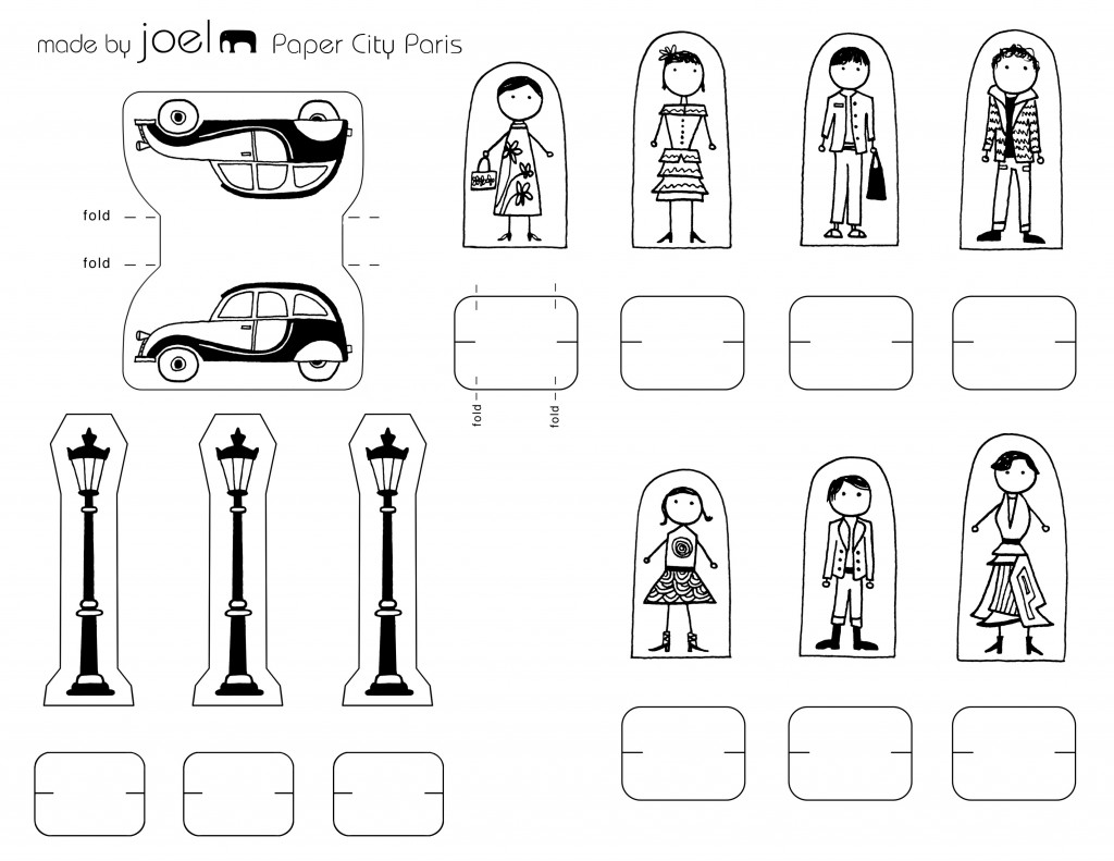 paper people template