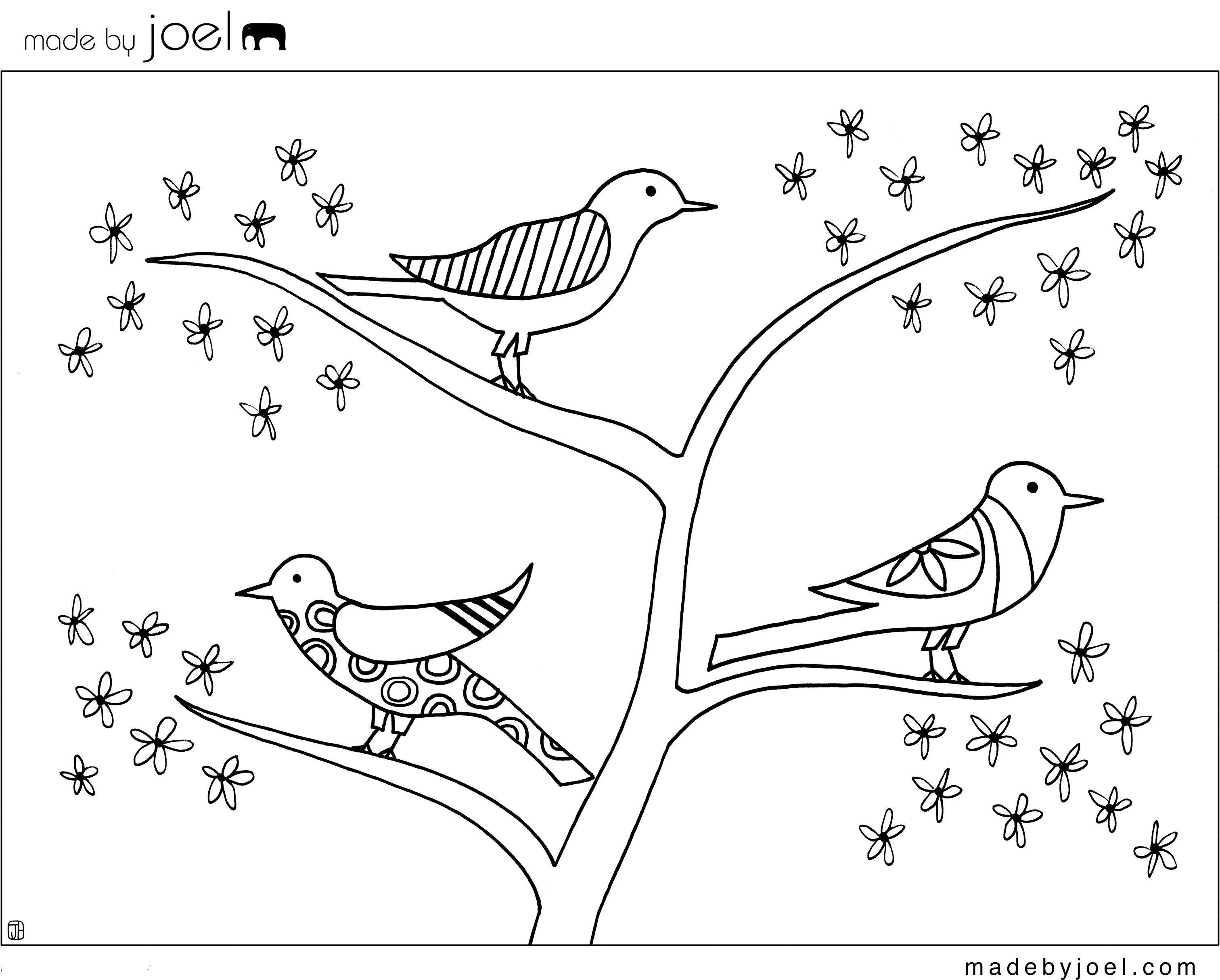 images of birds for coloring book pages - photo #22