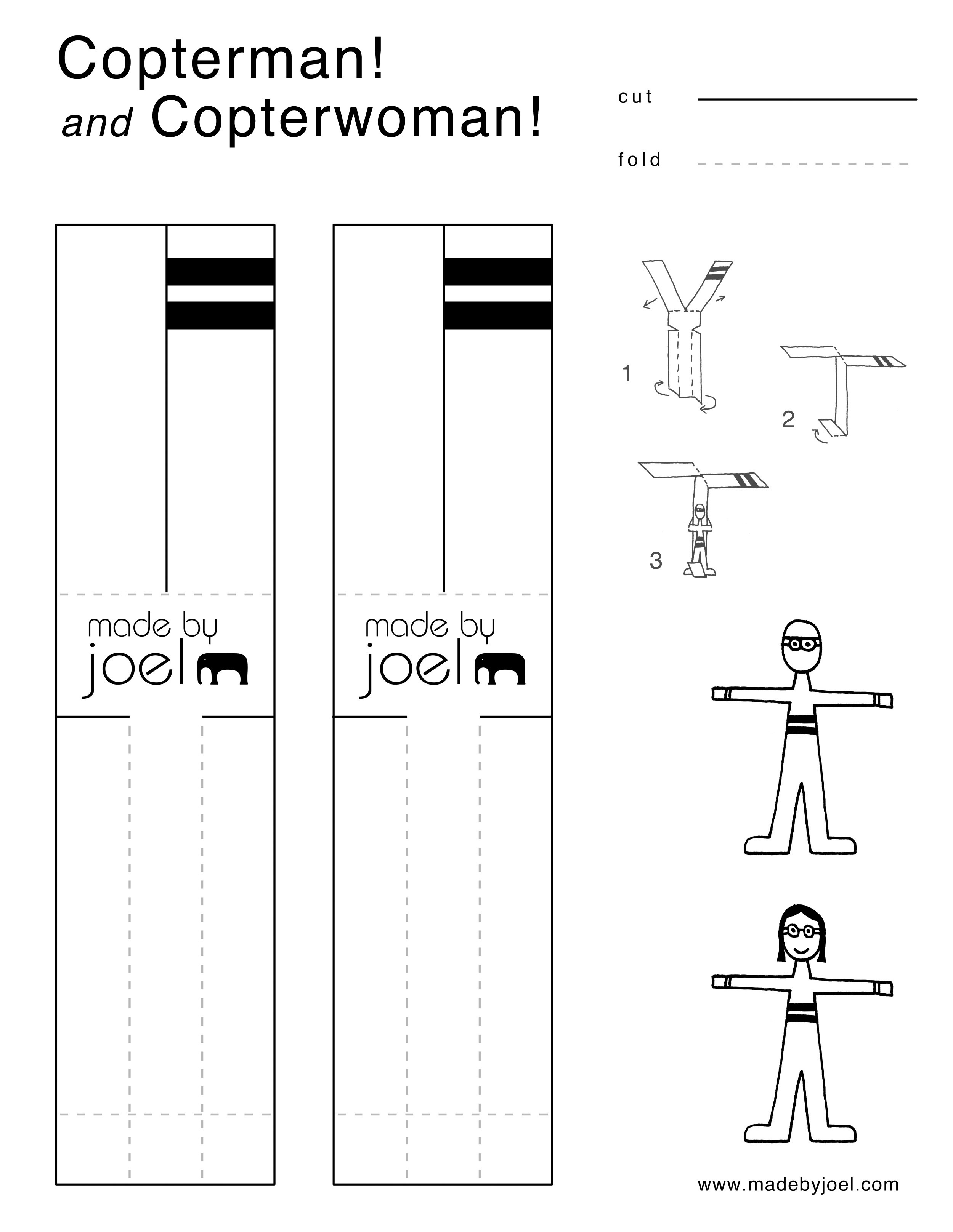 Free Printable Paper Helicopter Template Printable Templates