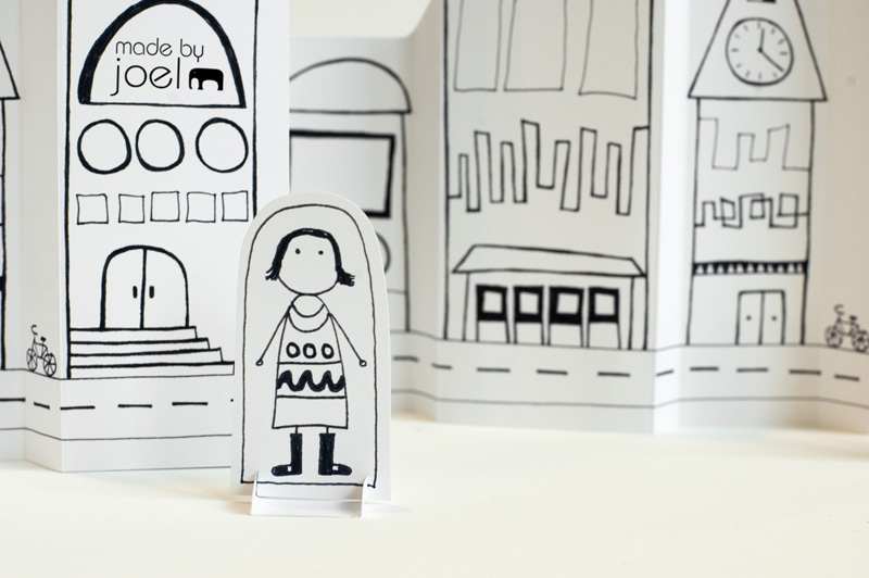 Build a Paper City with Paper House Templates for Kids